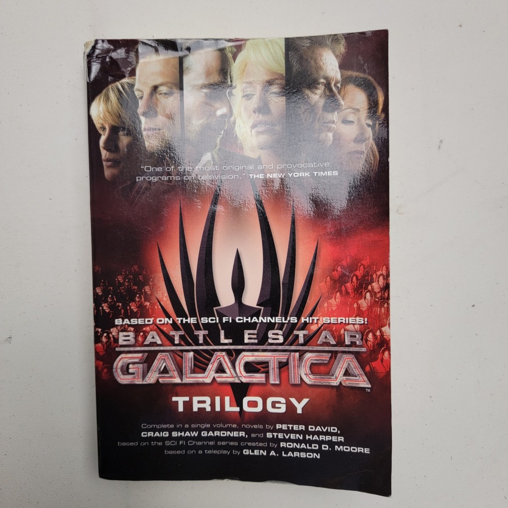 Battlestar Galactica Trilogy Book Sci-Fi Series Paperback Peter David 2009